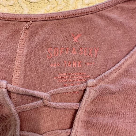 American Eagle Soft & Sexy purple tank M (Juniors) - Picture 3 of 6